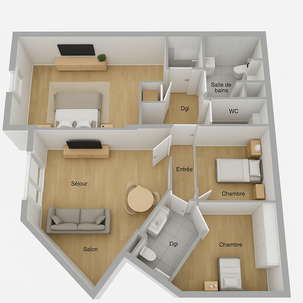 APPARTEMENT DE TYPE 2 TOURNEFEUILLE IDÉAL INVESTISSEUR