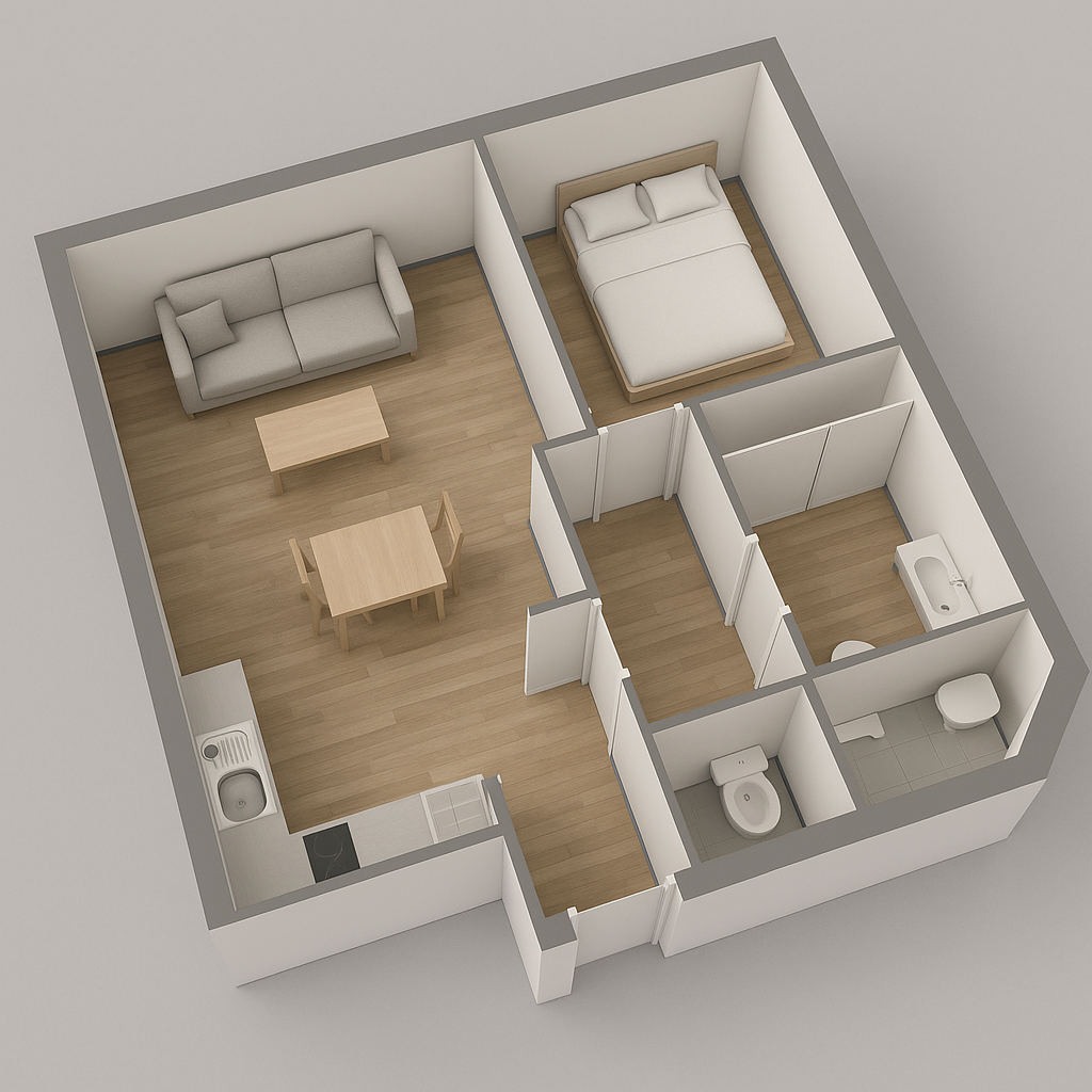 Appartement T2 Résidence Le Clos du Paradis Verquin (628